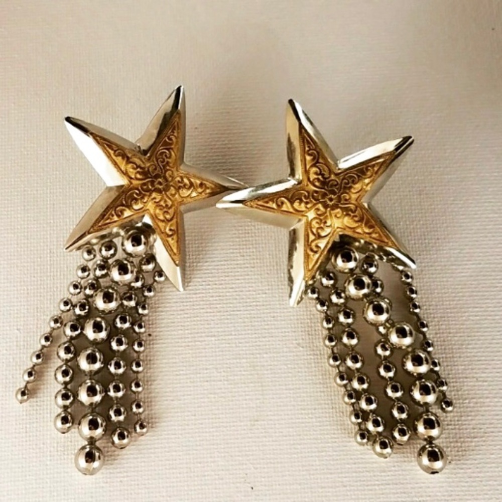 Western Costume Cowgirl Stud Earrings Oversized